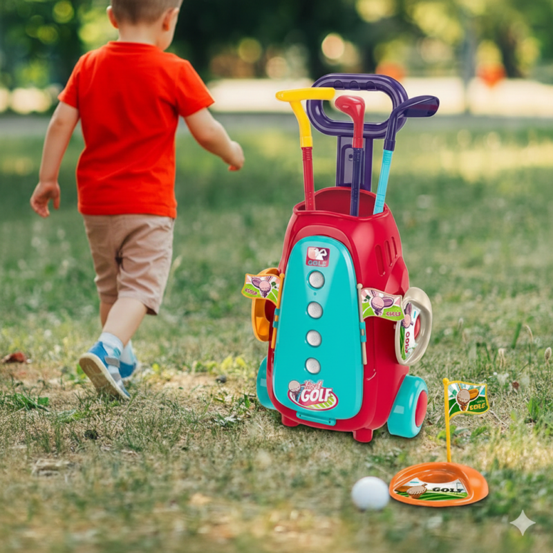 Set de Mini Golf Enfant – Jouet Sportif Portable