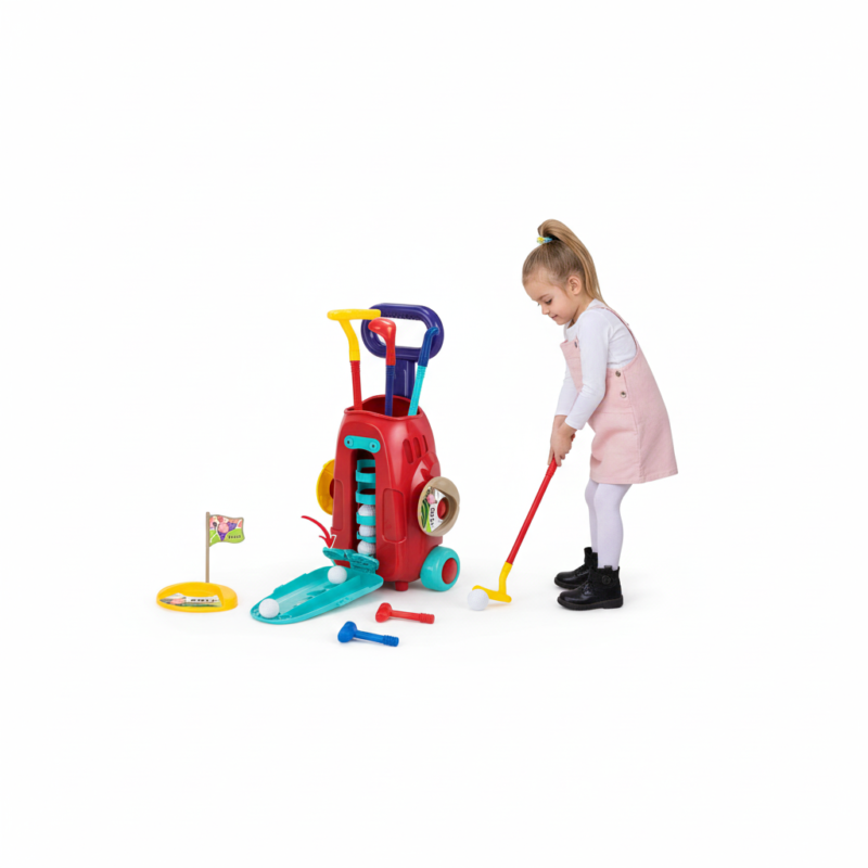 Set de Mini Golf Enfant – Jouet Sportif Portable
