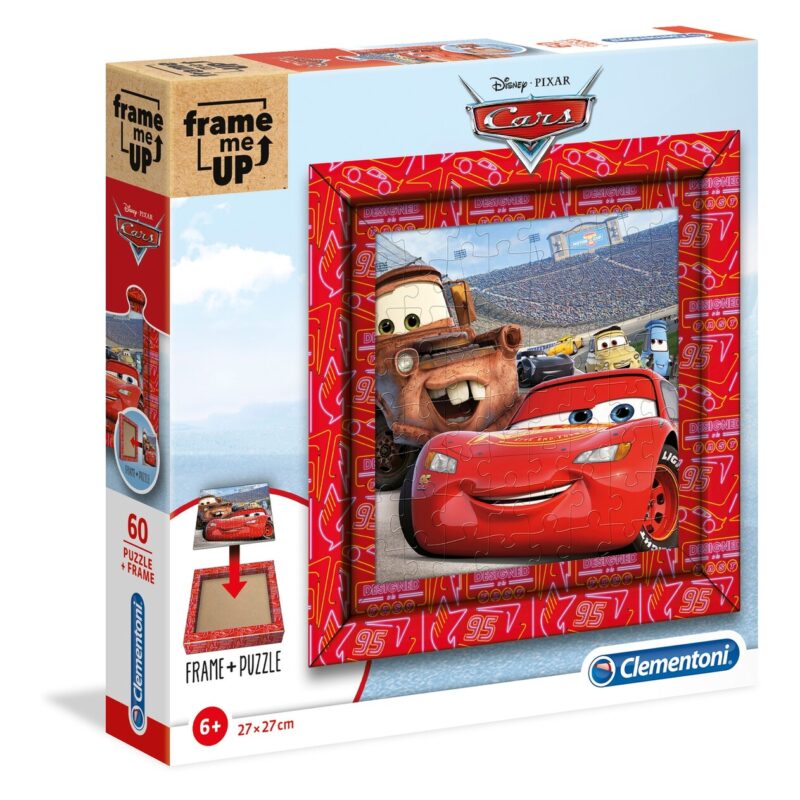 Clementoni Puzzle Frame Me Up Disney Cars – 60 pièces
