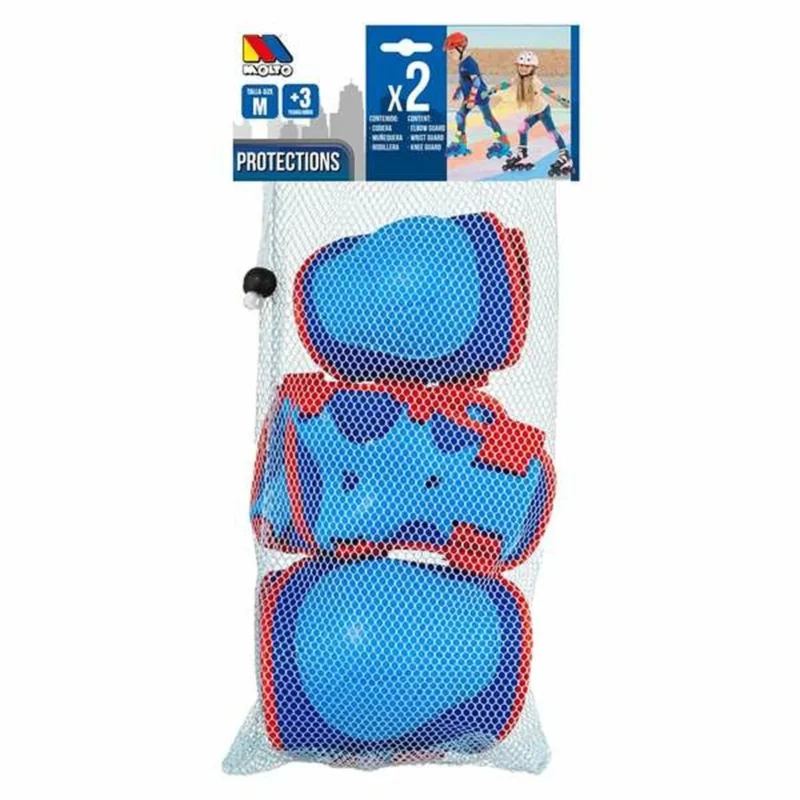 Protections Articulaires Enfant Moltó Bleu – Set de 6 Pièces Taille M