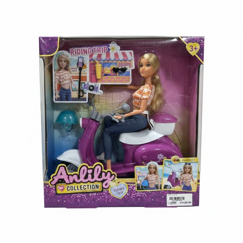 Anlili – Poupée avec Scooter