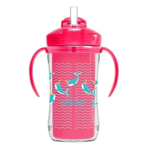 Dr Brown’s Tasse Thermos 300ml Rose Paille 12m+