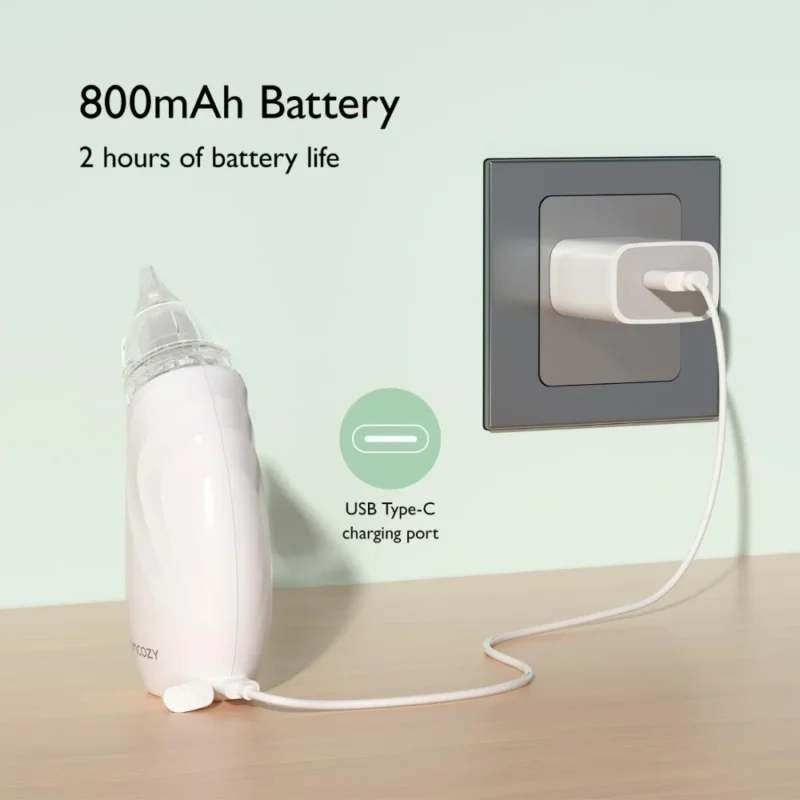 Aspirateur Nasal Bébé Momcozy Électrique Rechargeable