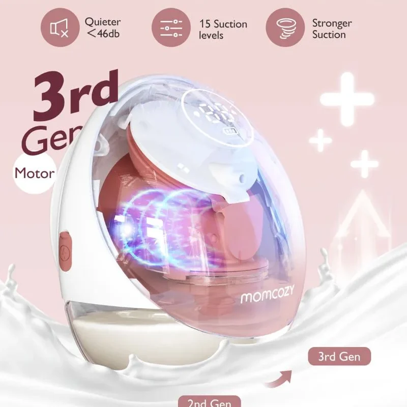 Tire-Lait M9 Mobile Flow Duo Momcozy Mains Libres