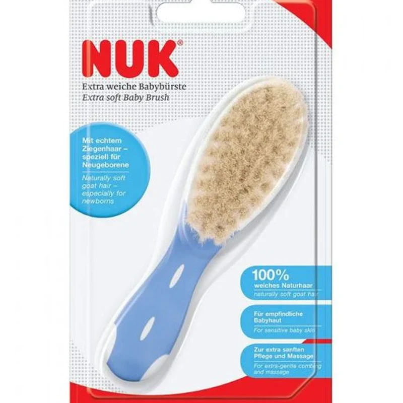 NUK Natural Bristle Brush - Blue