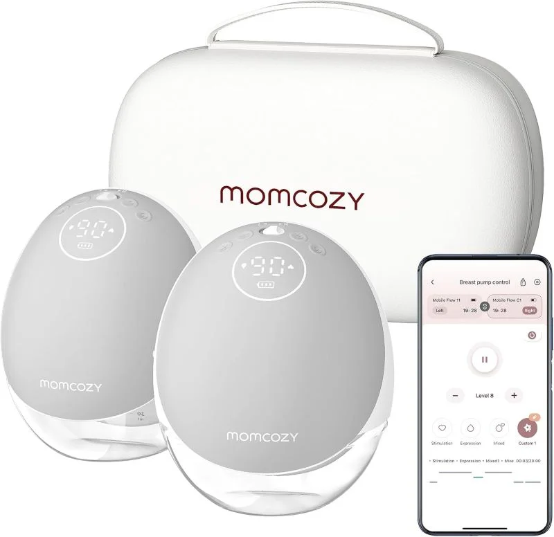 Tire-Lait M9 Mobile Flow Duo Momcozy Mains Libres