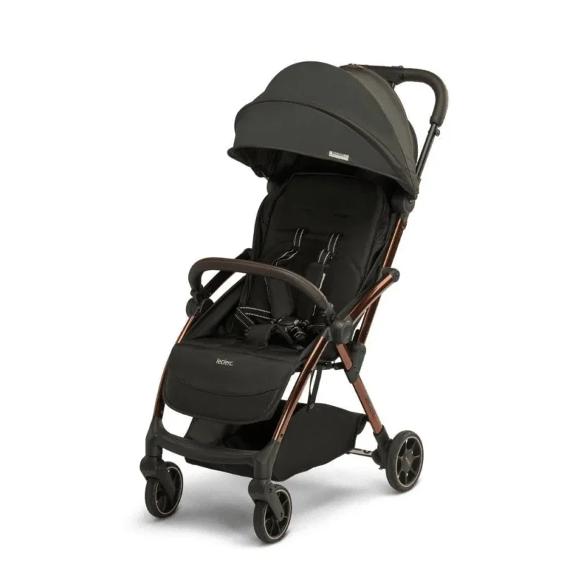 Poussette Leclerc Baby Influencer MF Plus – Gold & Noir