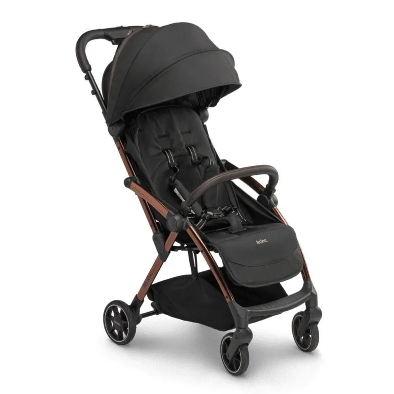 Poussette Leclerc Baby Influencer MF Plus – Gold & Noir