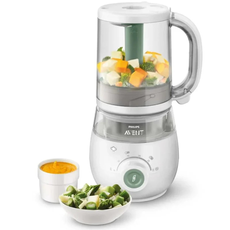 Philips Avent Robot Cuiseur Bébé 4-en-1 Vapeur & Mixeur