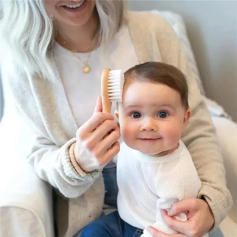 Dr Brown’s Brosse & Peigne Bois Doux Bébé