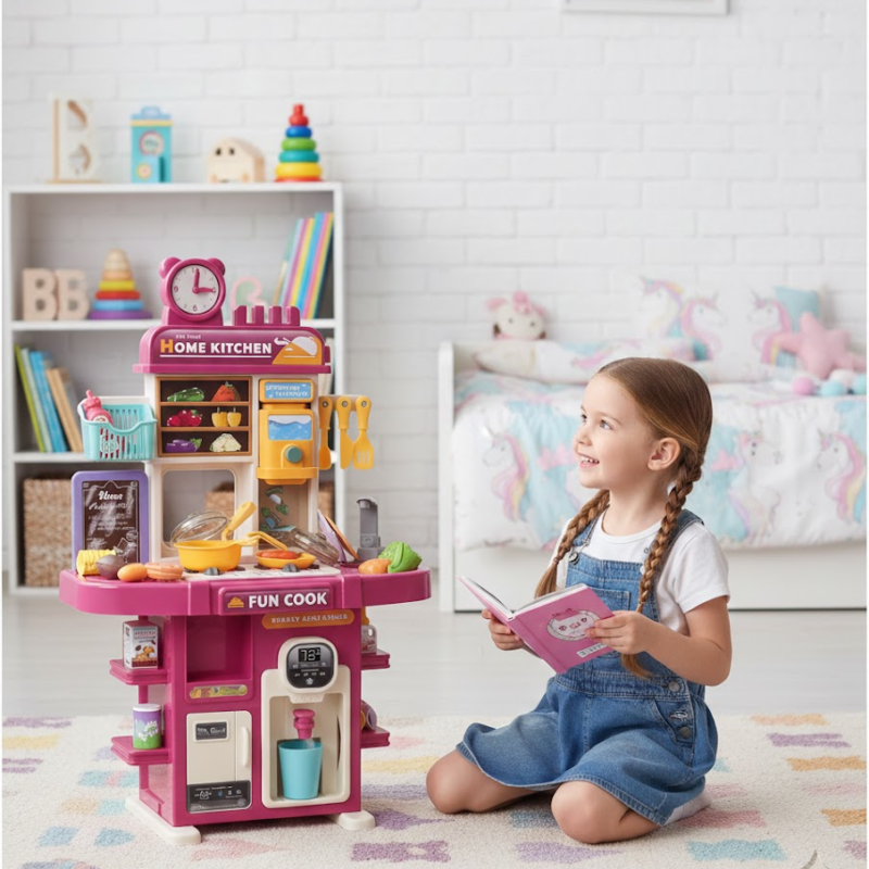 Cuisine enfant Spray Kitchen – 50 accessoires