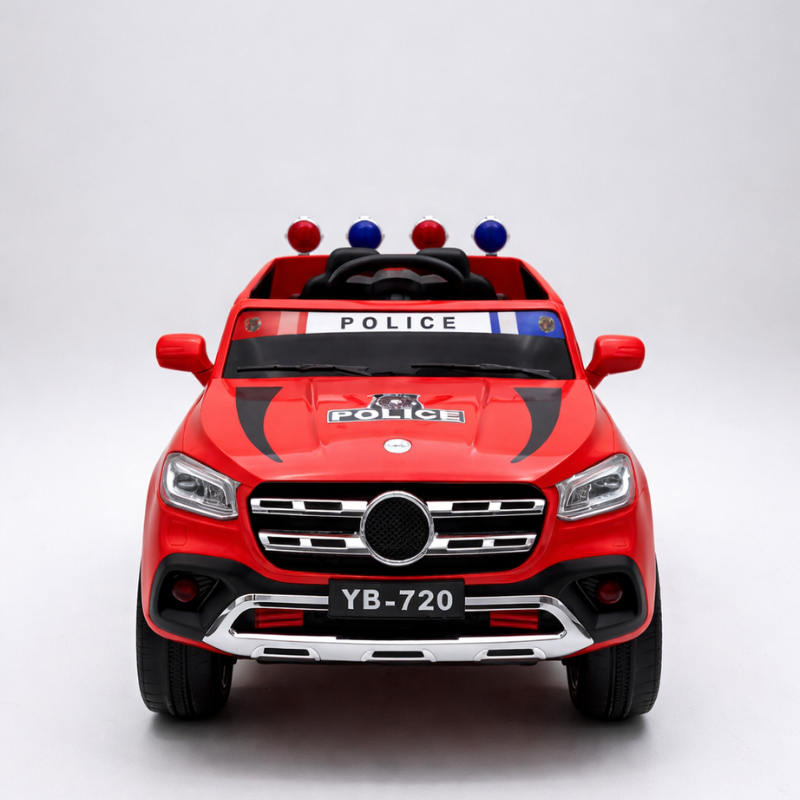 Voiture Mercedes Police 12V avec télécommande
