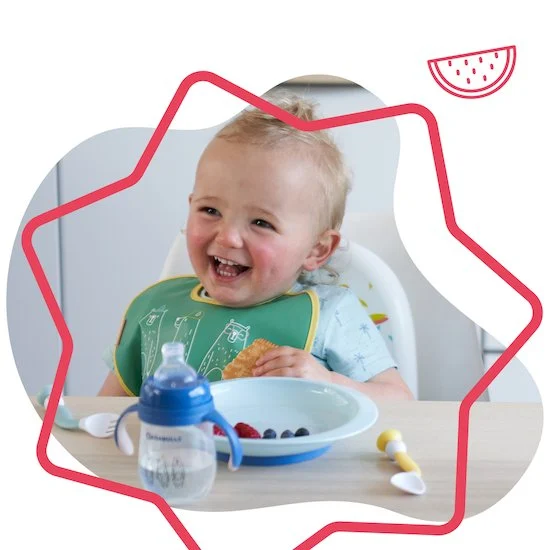 Badabulle 3 assiettes anti-dérapantes Multicolore