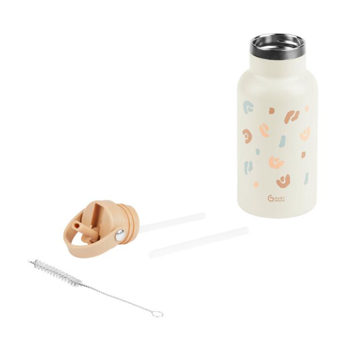 Gourde Inox Little Explorer Ivoire - BABYMOOV