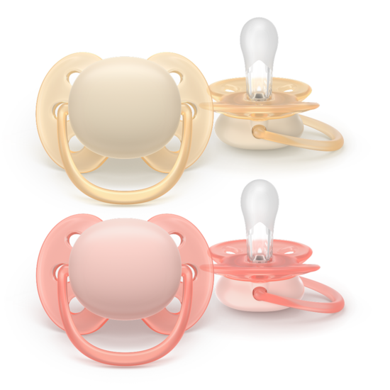 Philips Avent Ultra Soft (0-6m) Jaune & Orange