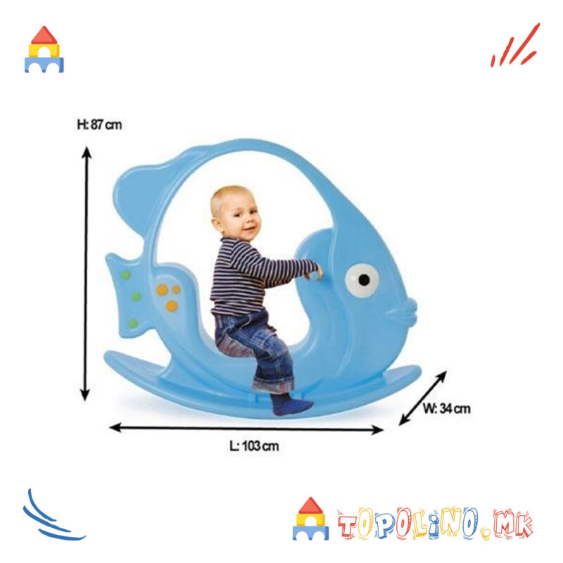 Rocking Fish Pilsan - Poisson à Bascule Enfant