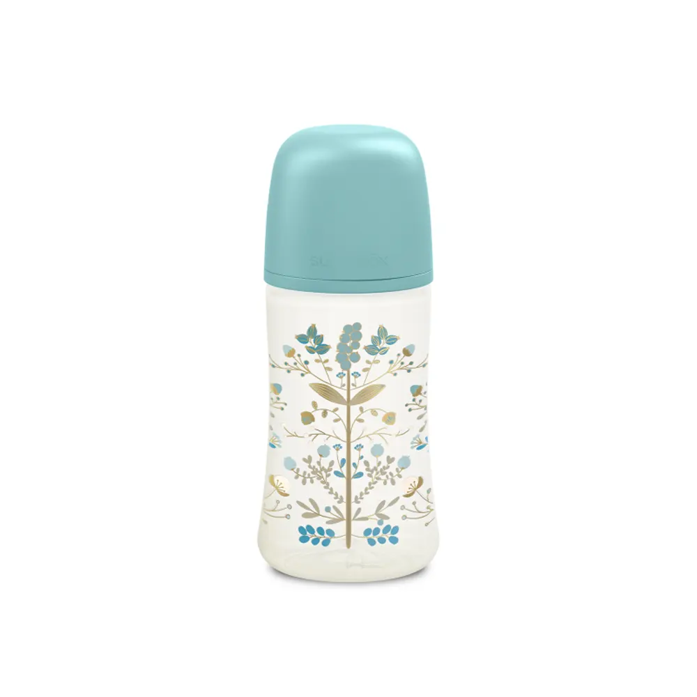 Suavinex Biberon SX Pro Débit Moyen Édition Or Bleu - 270ml