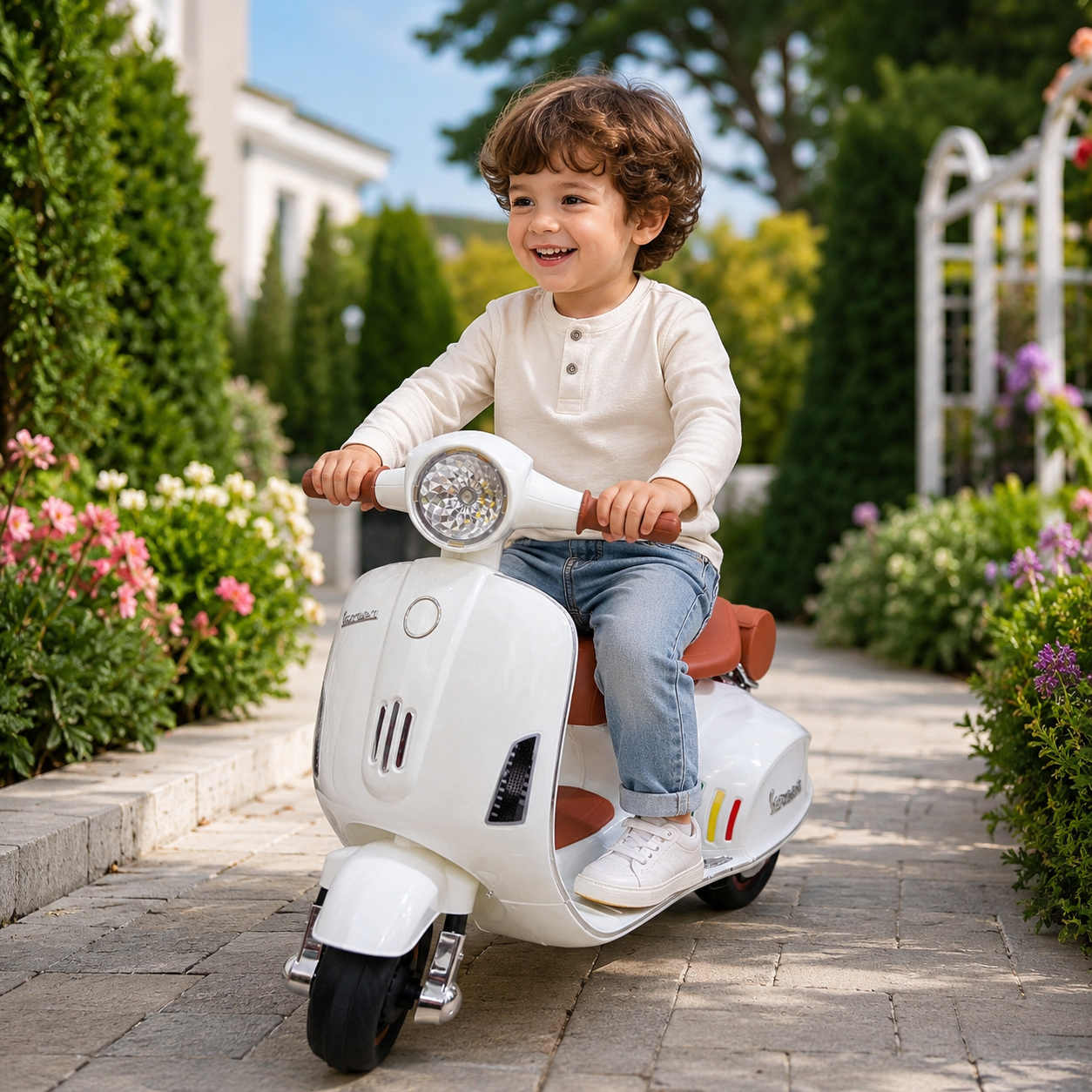 Vespa électrique enfant 12V – 2 à 6 ans – Image 4