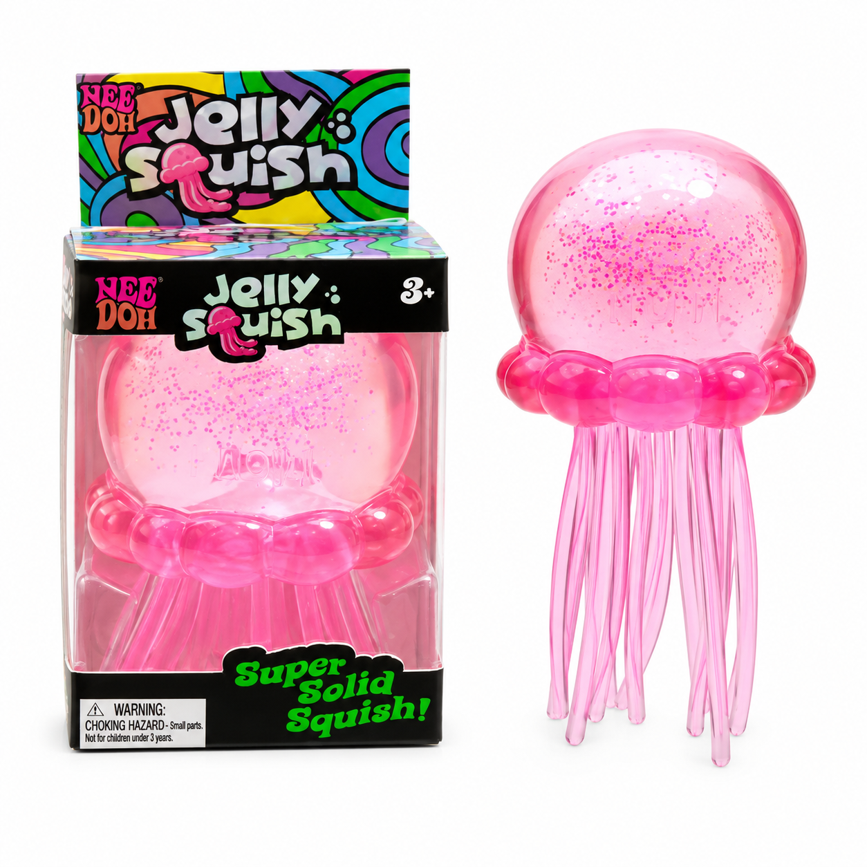NeeDoh Jelly Squish – Méduse Squishy Anti-Stress