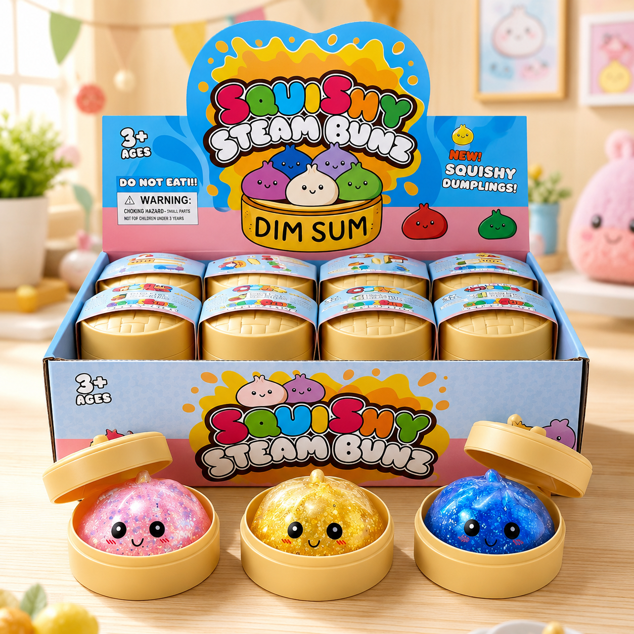 Squishy Dumpling Pailleté – Boîte Mystère – Image 3