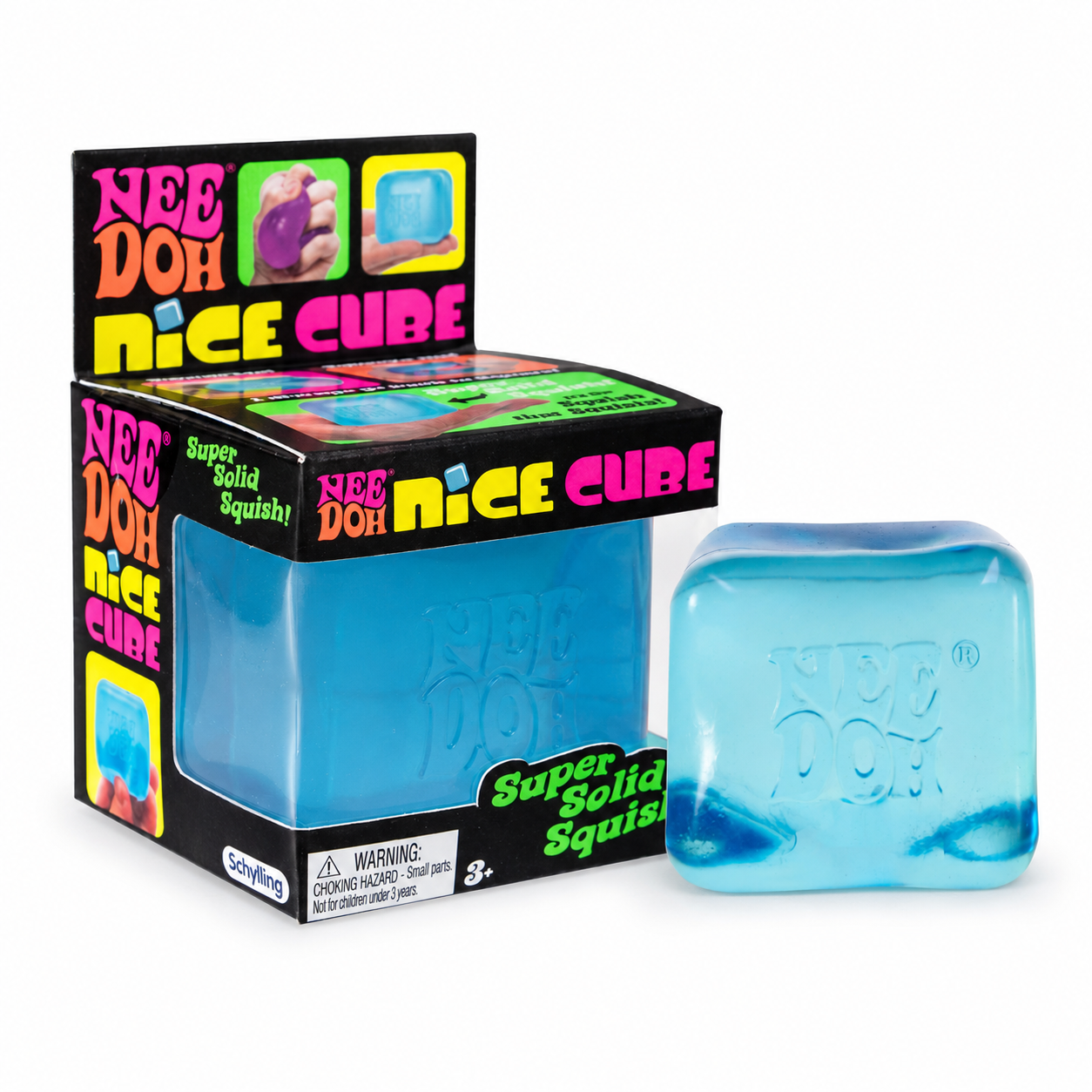 NeeDoh Nice Cube – Squishy Cube Anti-Stress