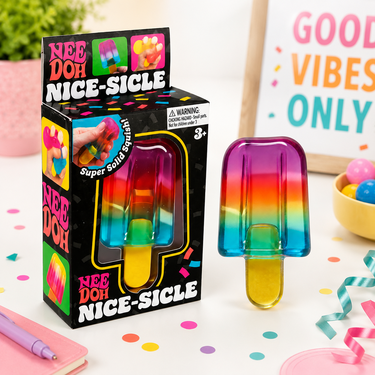 NeeDoh Nice-Sicle – Squishy Glace Anti-Stress – Image 4