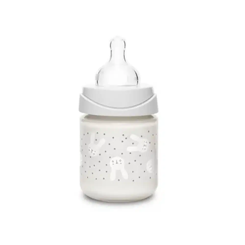 Suavinex Biberon Premium en Polyamide à Col Large 150ml - Lapin Gris – Image 2