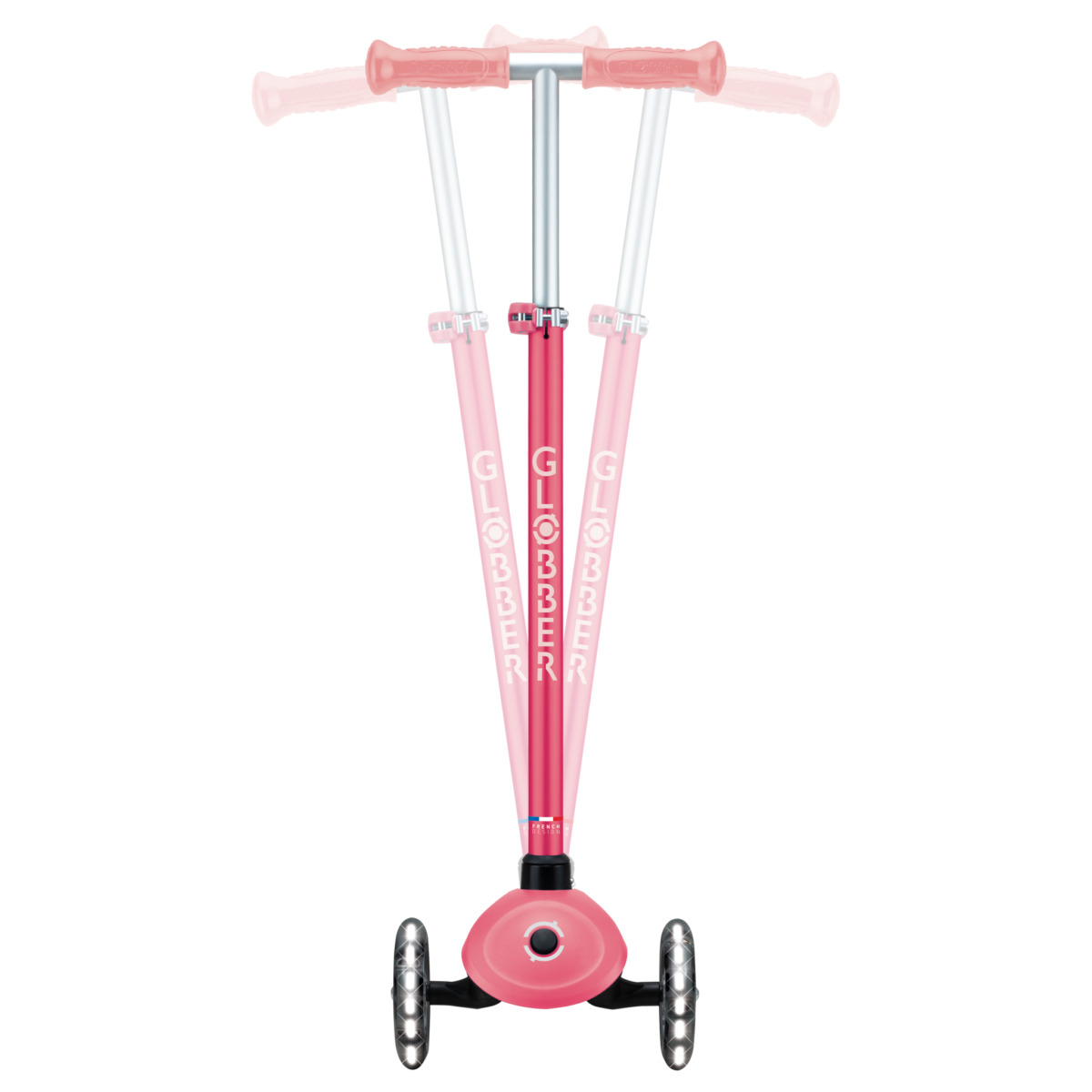 Trottinette Globber PRIMO PLUS LIGHTS GLOW – Rose – Image 5