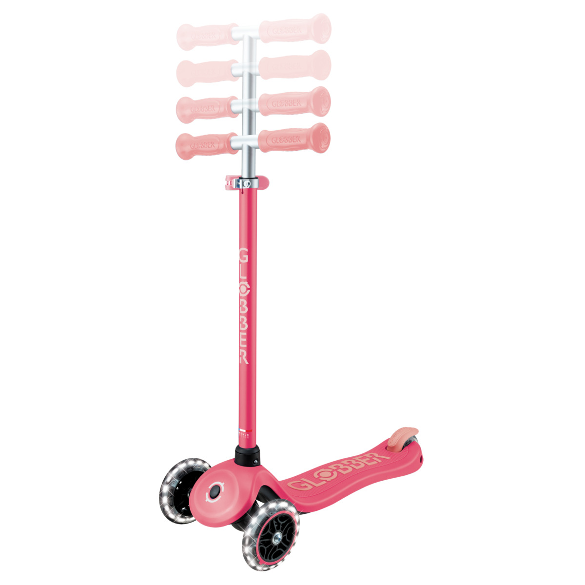 Trottinette Globber PRIMO PLUS LIGHTS GLOW – Rose – Image 7