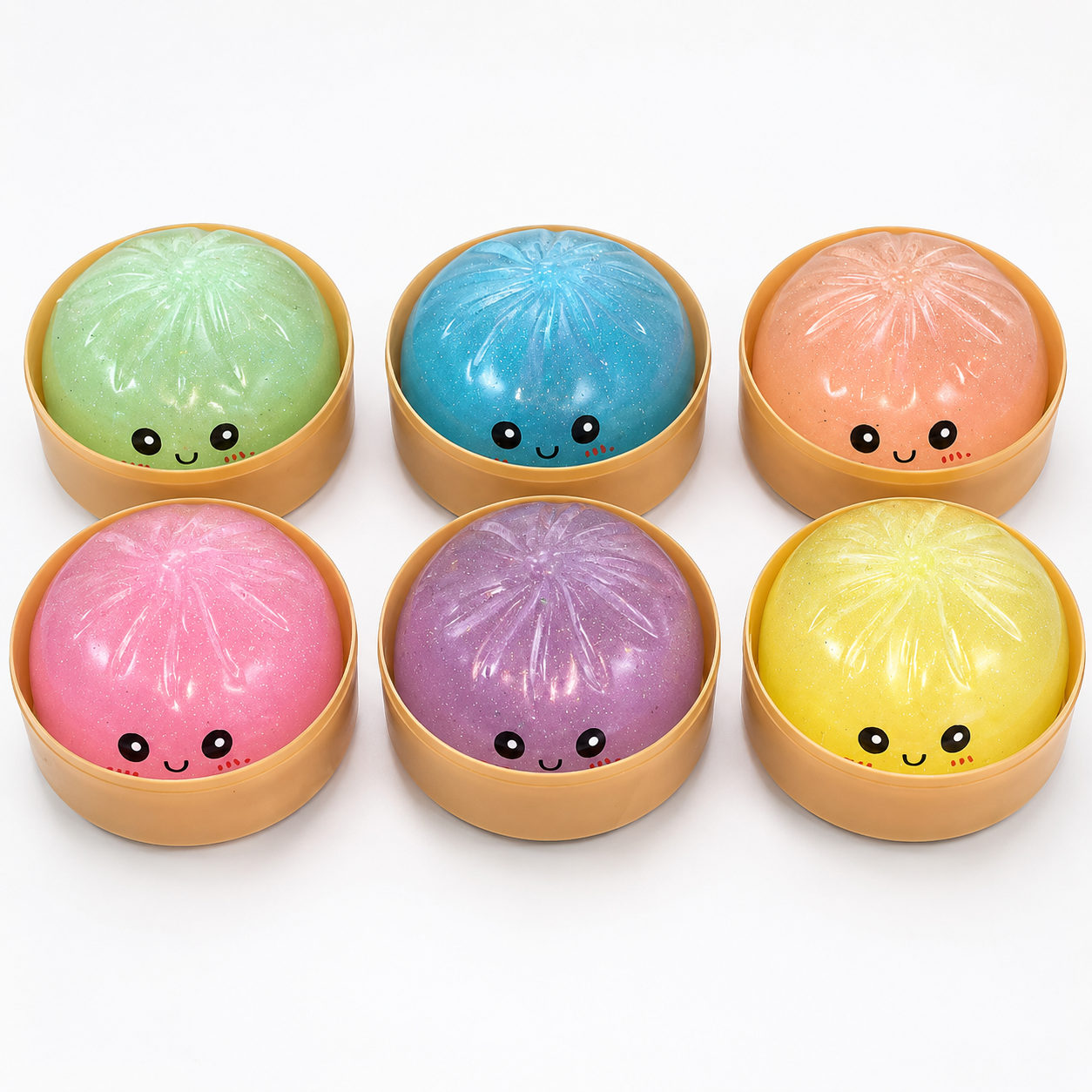 Super Bun Rainbow Mystery – Squishy Bao Bun Pailleté – Image 3