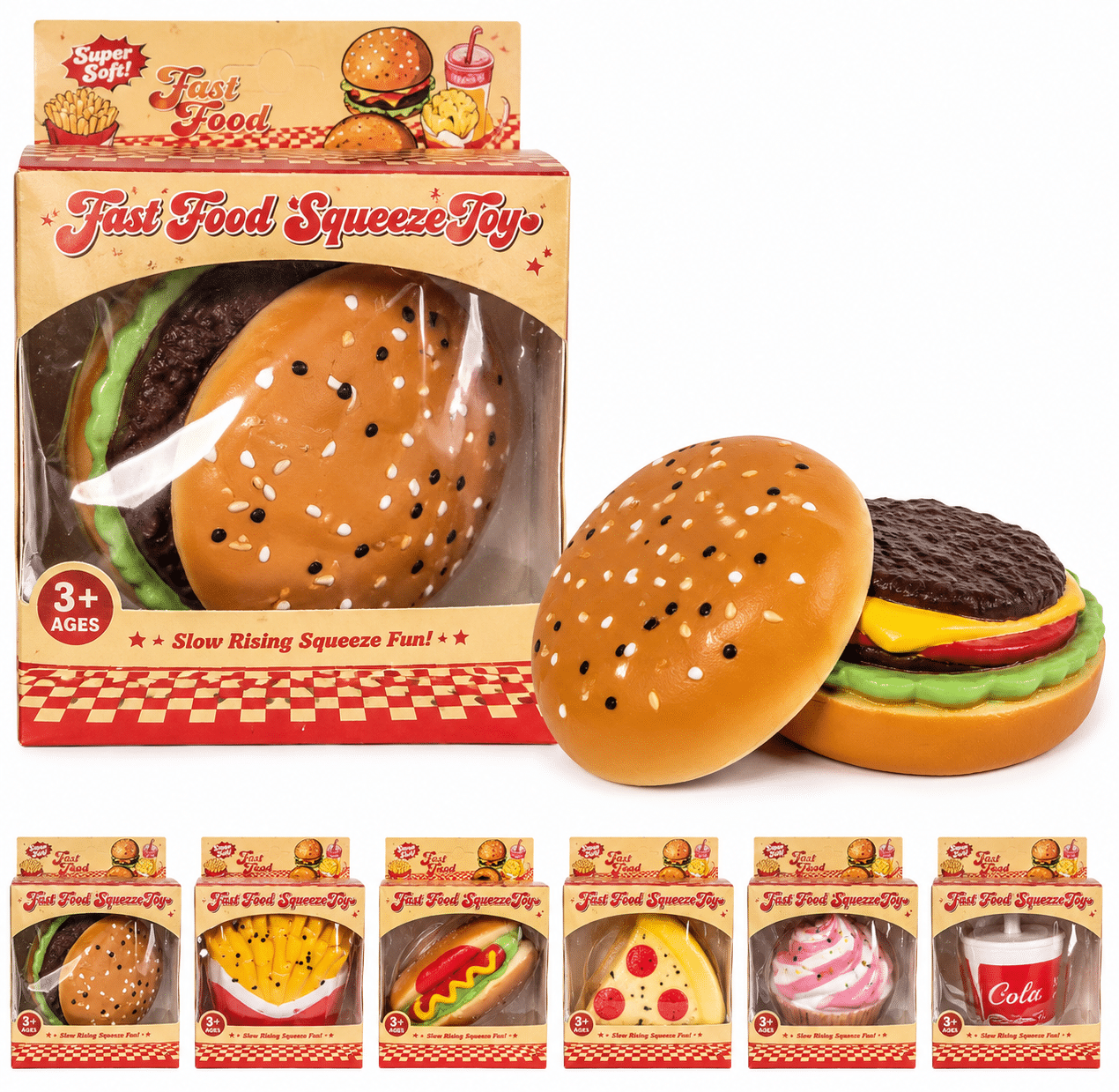 Fast Food Squishy – Modèles Assortis