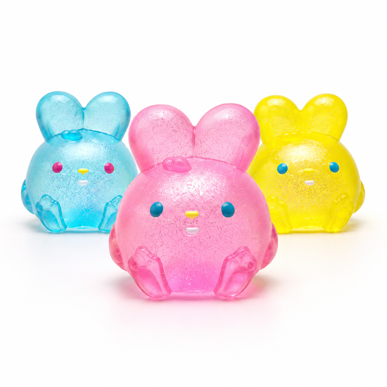 Schylling NeeDoh Jelly Hops – Lapin Squishy Sensoriel – Image 3