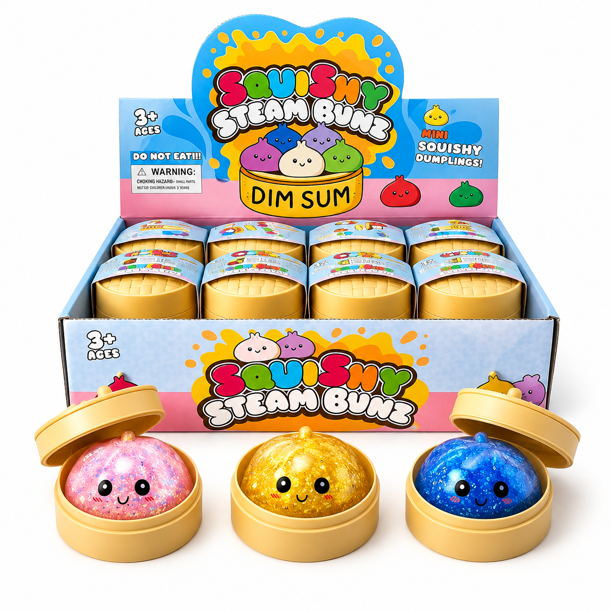 Squishy Dumpling Pailleté – Boîte Mystère