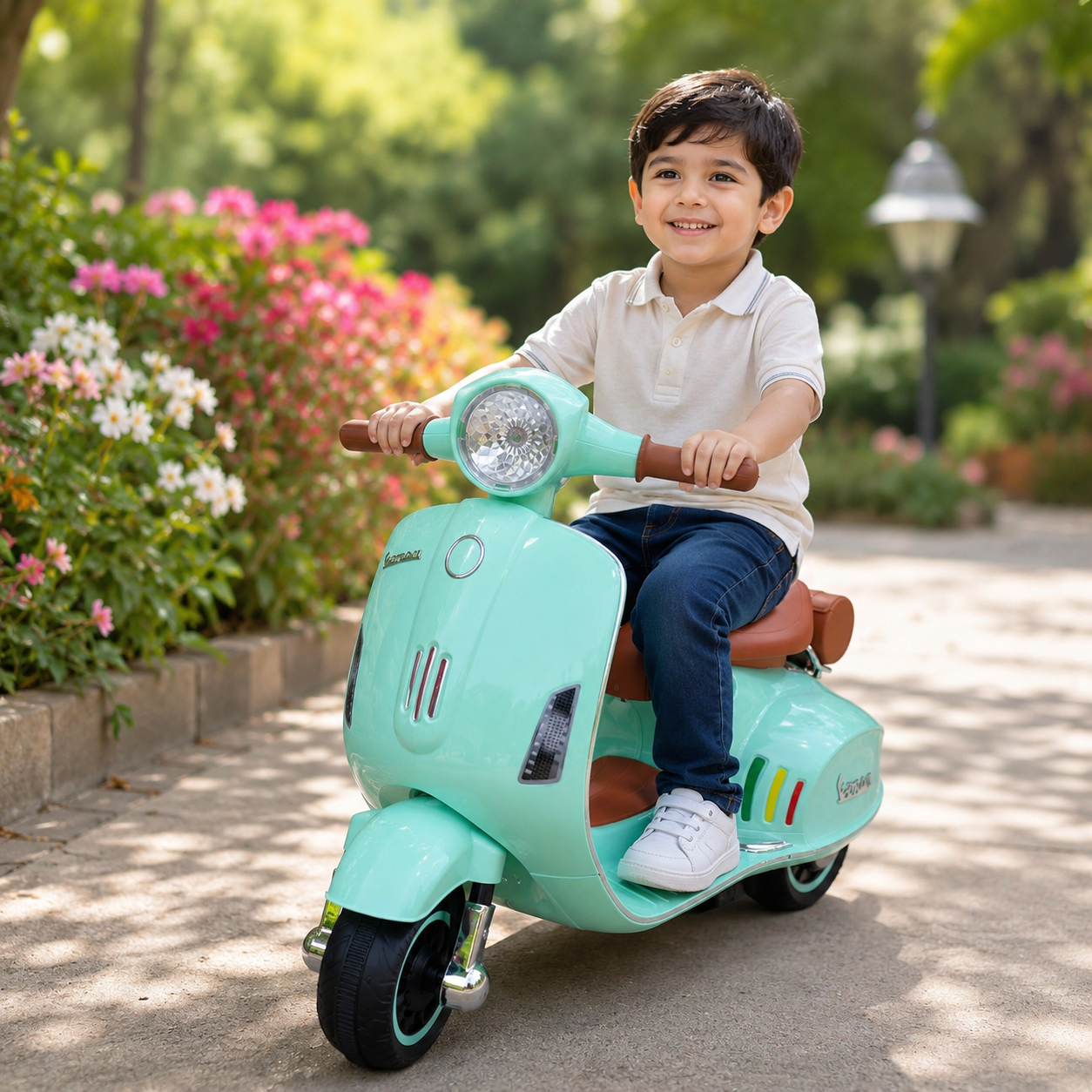 Vespa électrique enfant 12V – 2 à 6 ans – Image 2